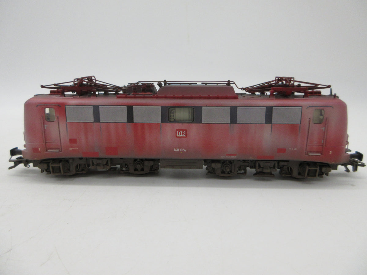 Märklin H0 - 37408 - E-loc, BR 140 "geweatherd" van de DB - MFX+/Sound