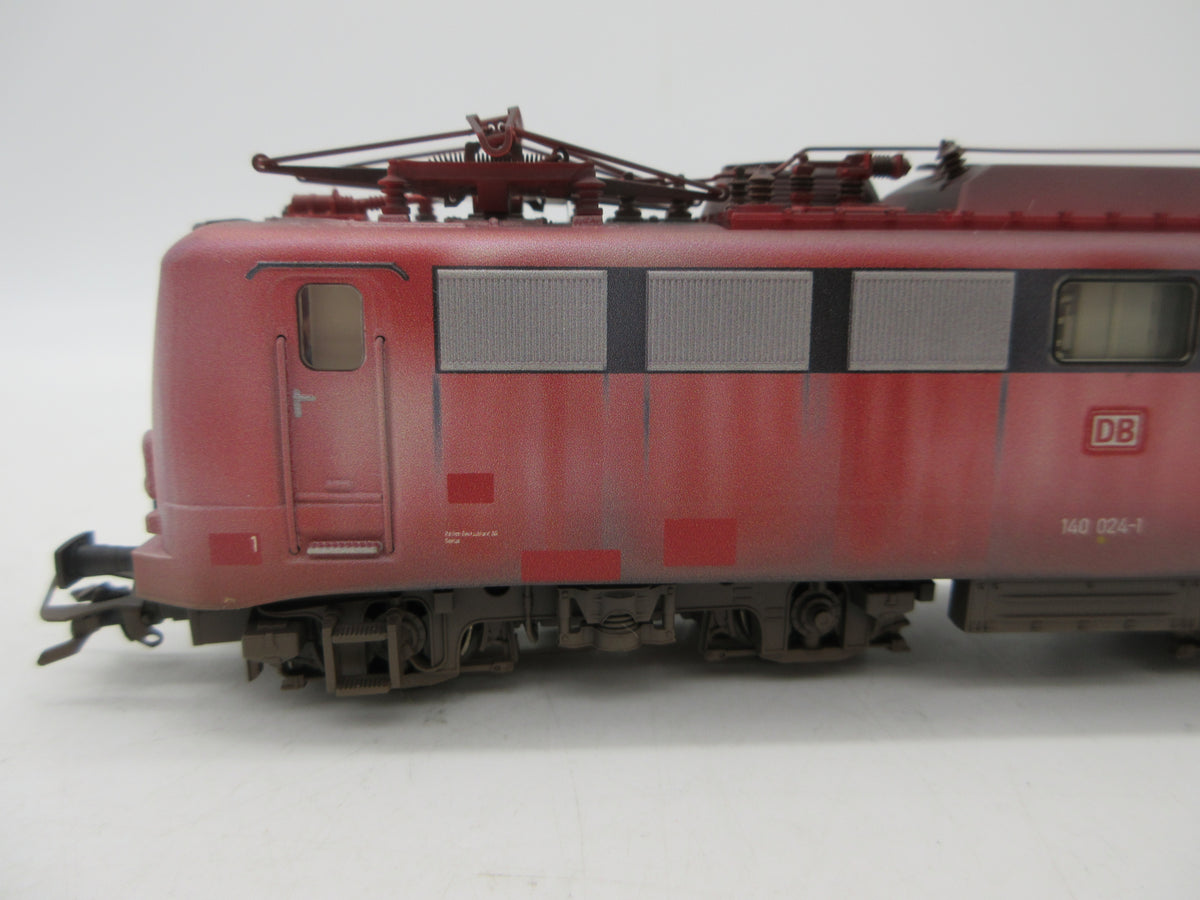 Märklin H0 - 37408 - E-loc, BR 140 "geweatherd" van de DB - MFX+/Sound