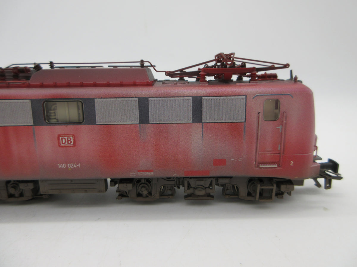 Märklin H0 - 37408 - E-loc, BR 140 "geweatherd" van de DB - MFX+/Sound