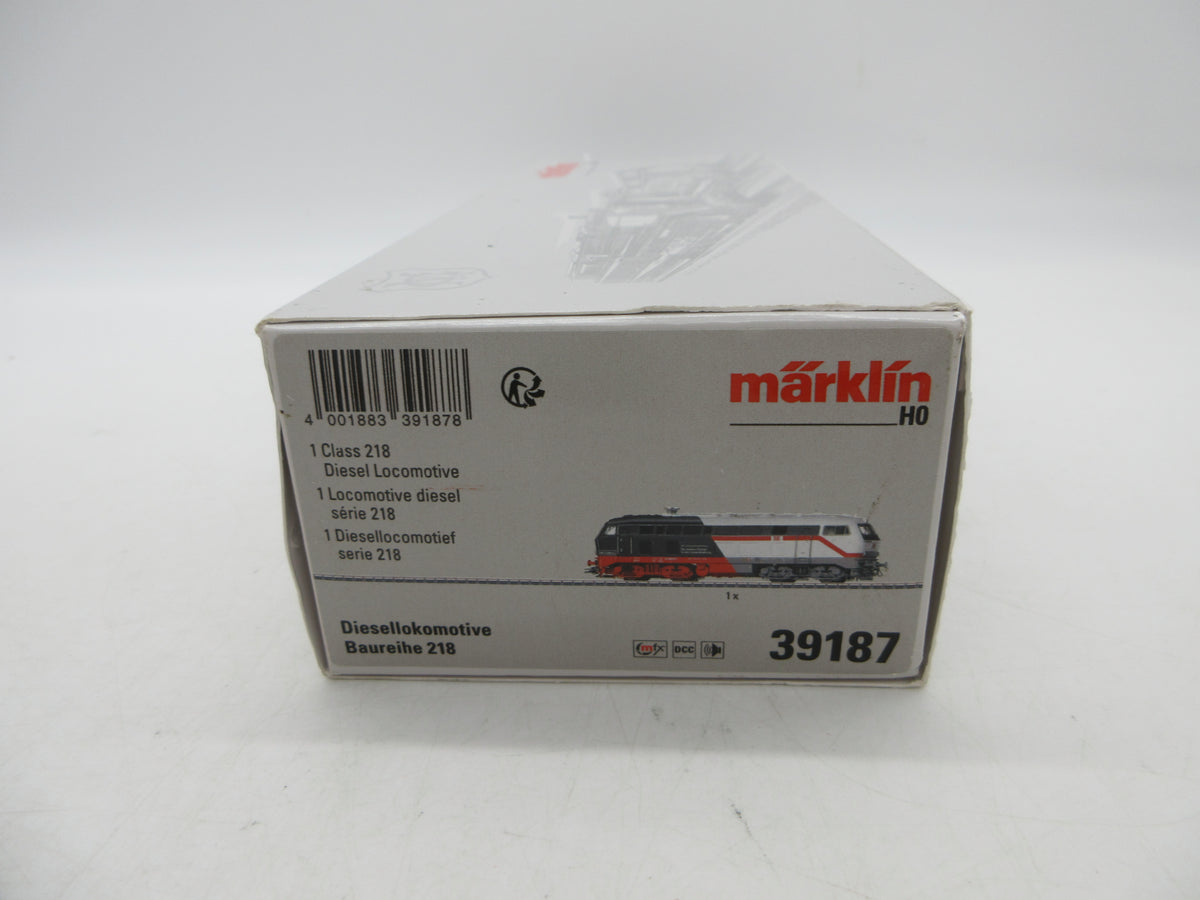 Märklin H0 - 39187 - Dieselloc, BR 218 van de DB - MFX+/Sound