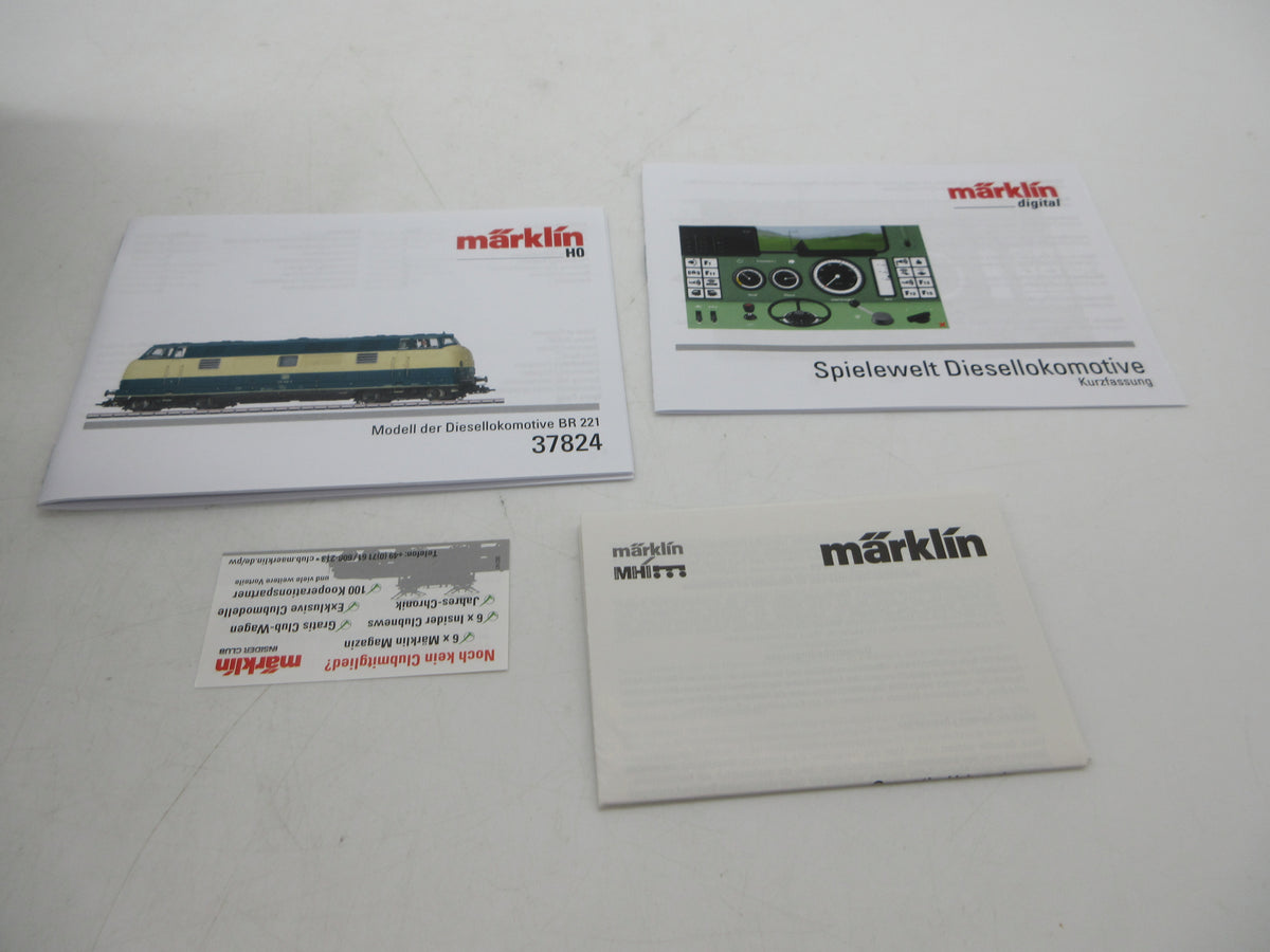 Märklin H0 - 39824 - Dieselloc, BR 221 van de DB - MFX+/Sound