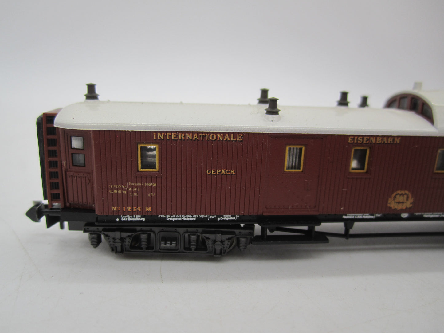 Minitrix N - 51 3182 00 - Bagagerijtuig Oriënt Express van de CIWL, met verlichting