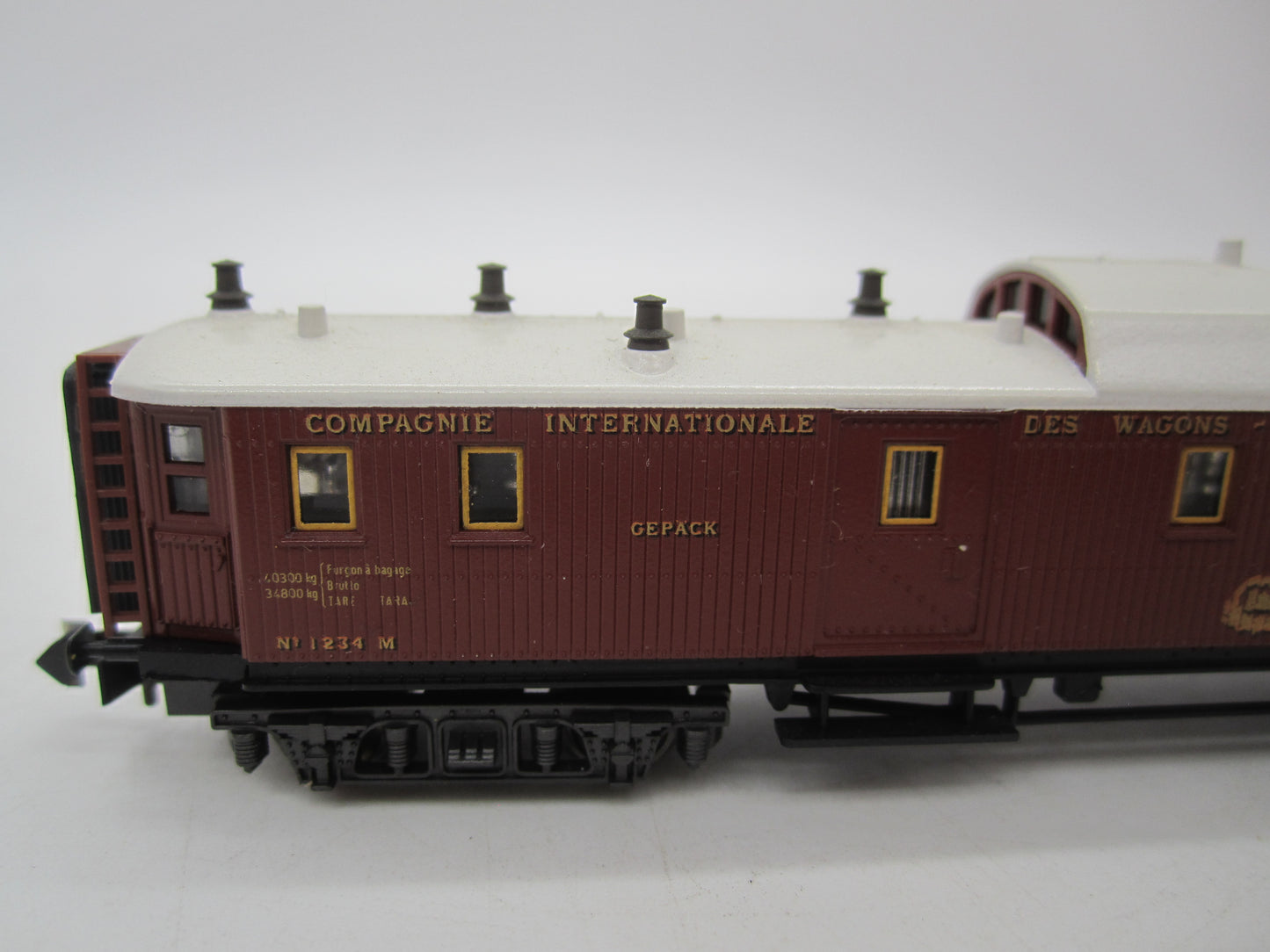 Minitrix N - 51 3182 00 - Bagagerijtuig Oriënt Express van de CIWL, met verlichting