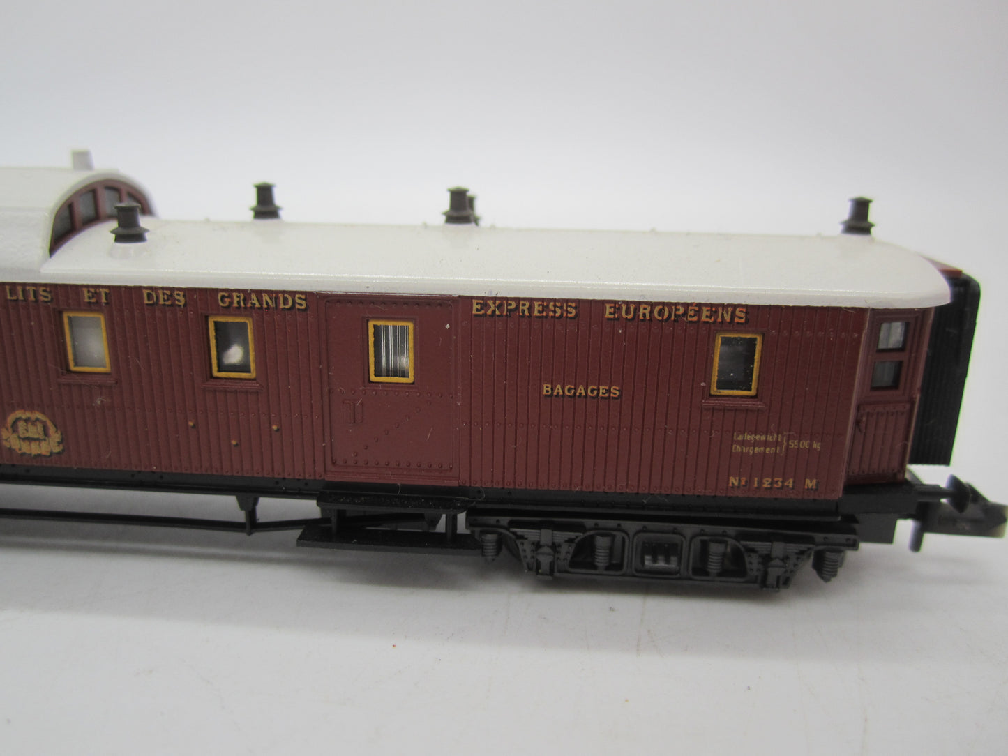 Minitrix N - 51 3182 00 - Bagagerijtuig Oriënt Express van de CIWL, met verlichting