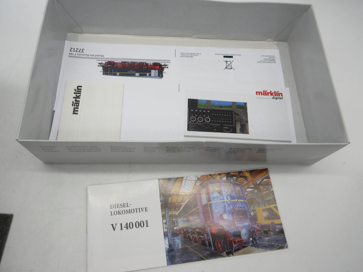 Märklin H0 - 37212 - Dieselloc, V140 "Musemloc" van de DB - MFX/Sound