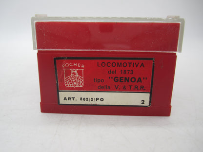 Pocher H0 - 802/2/PO - Stoomloc met tender "Genoa" van de V. & T.R.R.