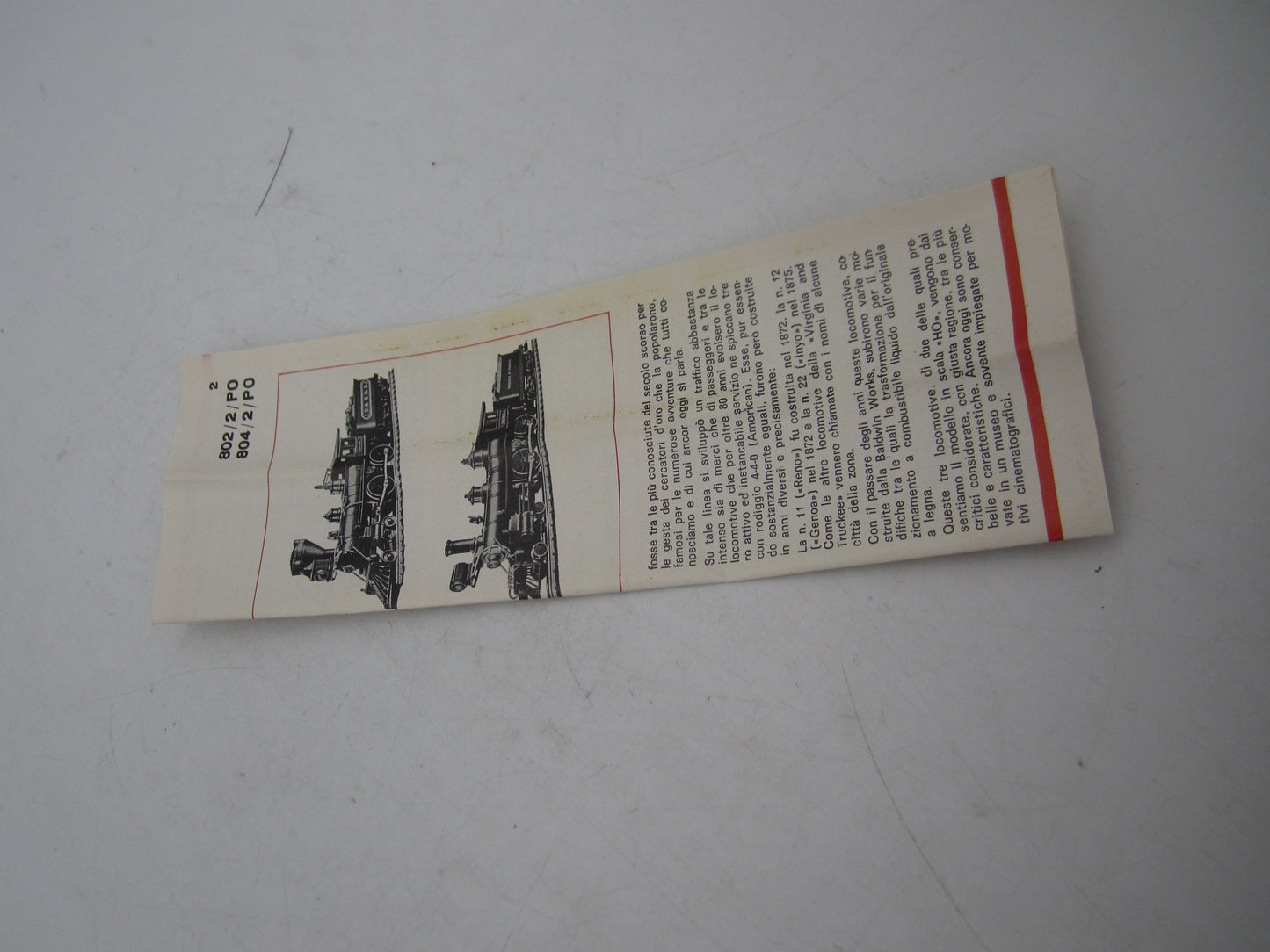 Pocher H0 - 802/2/PO - Stoomloc met tender "Genoa" van de V. & T.R.R.