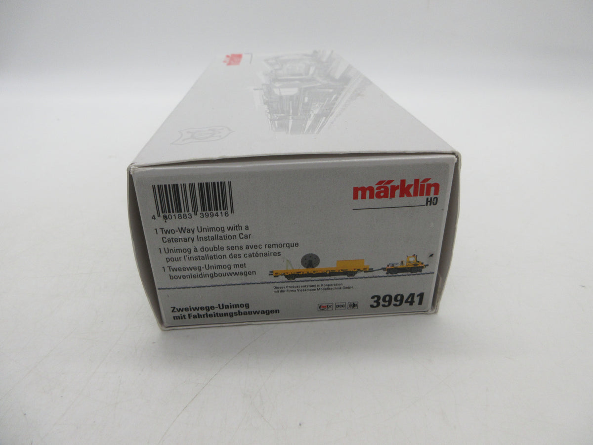 Märklin H0 - 39941 - Tweeweg Unimog van Leonard Weiss GmbH & Co. KG - MFX+/Sound
