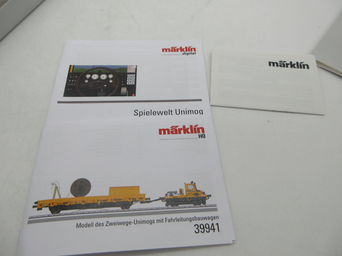Märklin H0 - 39941 - Tweeweg Unimog van Leonard Weiss GmbH & Co. KG - MFX+/Sound