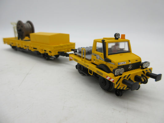 Märklin H0 - 39941 - Tweeweg Unimog van Leonard Weiss GmbH & Co. KG - MFX+/Sound