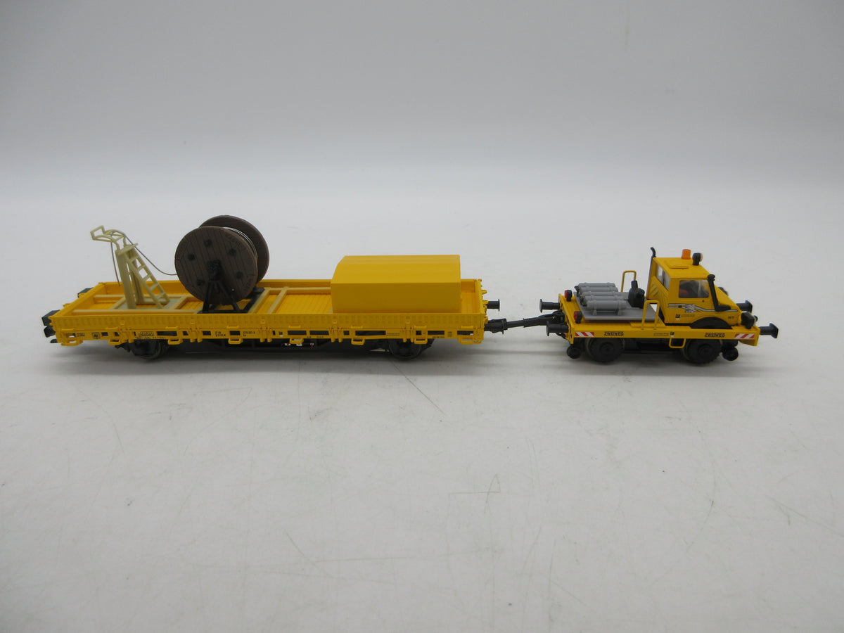 Märklin H0 - 39941 - Tweeweg Unimog van Leonard Weiss GmbH & Co. KG - MFX+/Sound