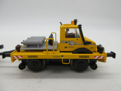 Märklin H0 - 39941 - Tweeweg Unimog van Leonard Weiss GmbH & Co. KG - MFX+/Sound