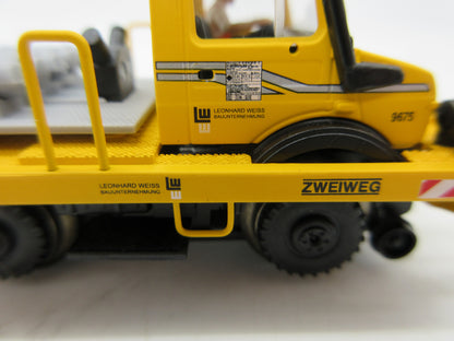 Märklin H0 - 39941 - Tweeweg Unimog van Leonard Weiss GmbH & Co. KG - MFX+/Sound