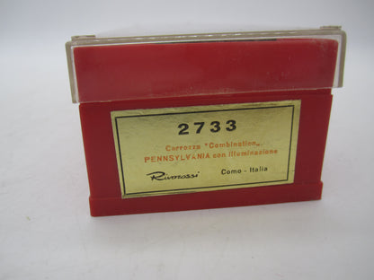 Rivarossi H0 - 2733 - Combinatie rijtuig met post compartiment Pennsylvania Railroad, met verlichting