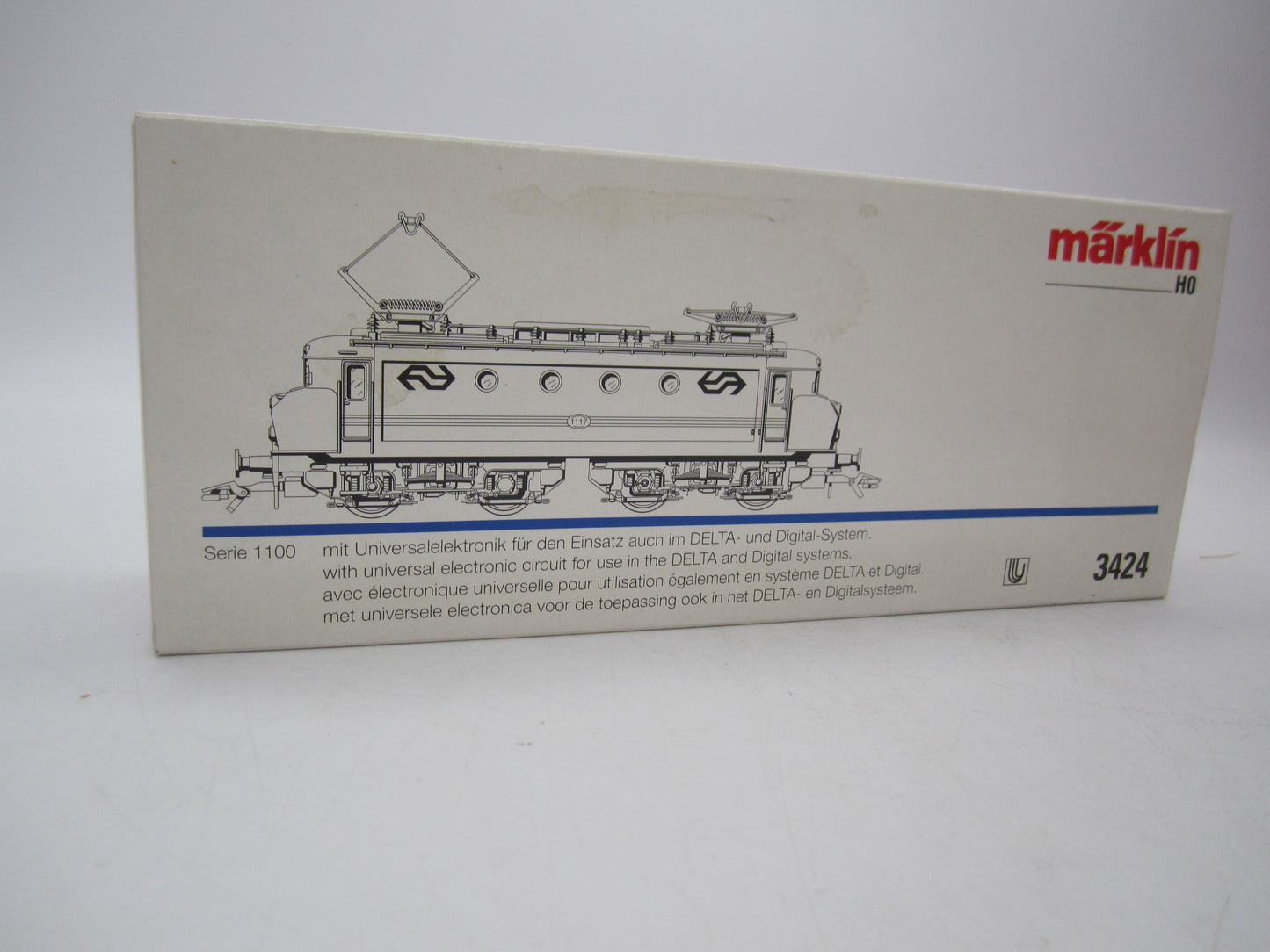 Märklin H0 - 3424 - E-loc, Serie 1100 van de NS - Delta/Digitaal