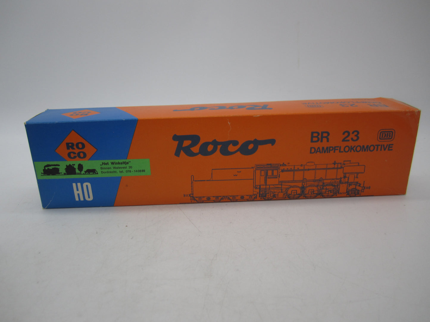 Roco H0 - 04120 A - Stoomloc met tender, BR 23 van de DB - Analoog