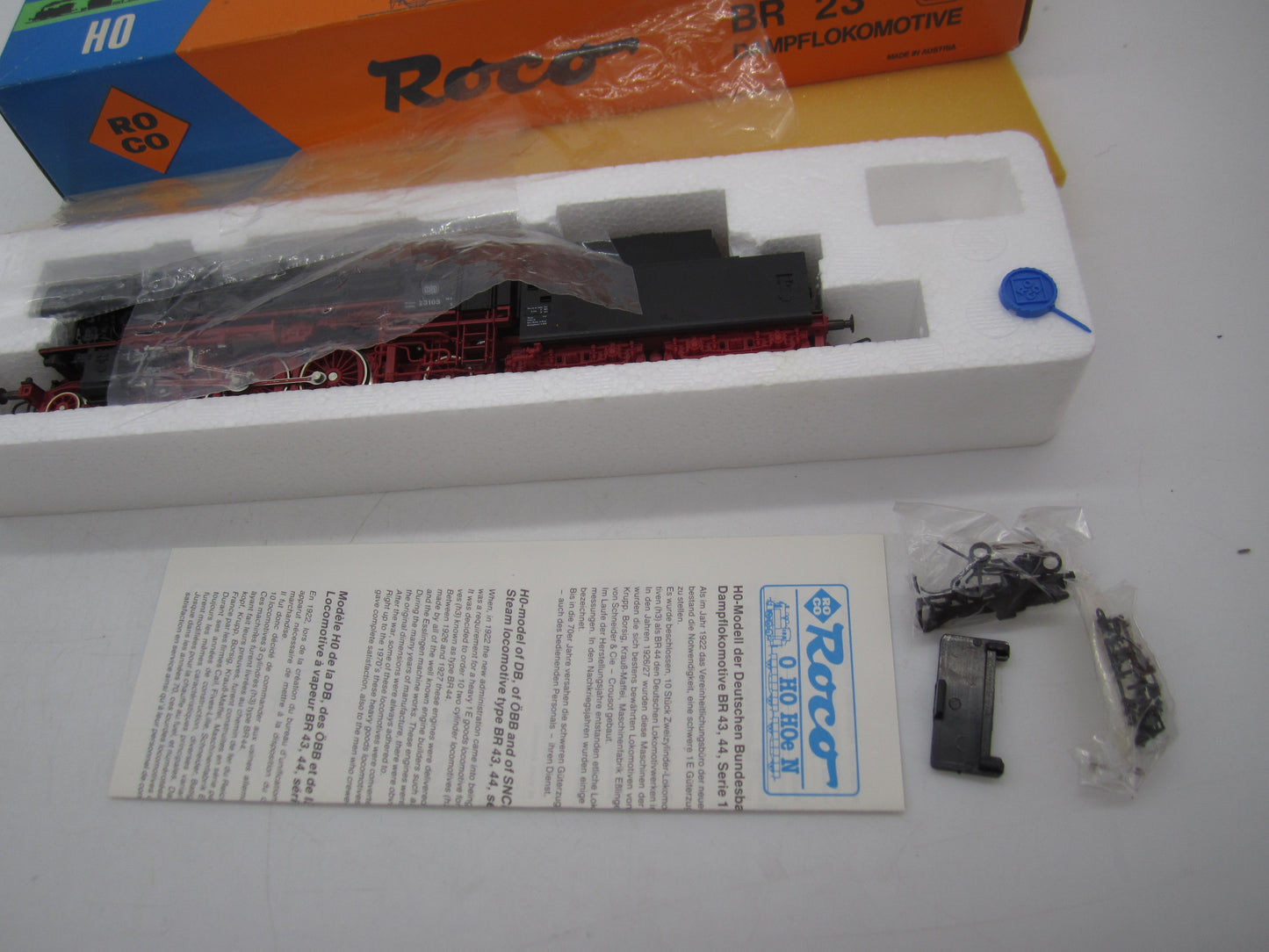 Roco H0 - 04120 A - Stoomloc met tender, BR 23 van de DB - Analoog