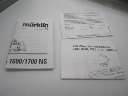 Märklin H0 - 37261 - E-loc, Serie 1700 van de NS - Digitaal/Tyfoon