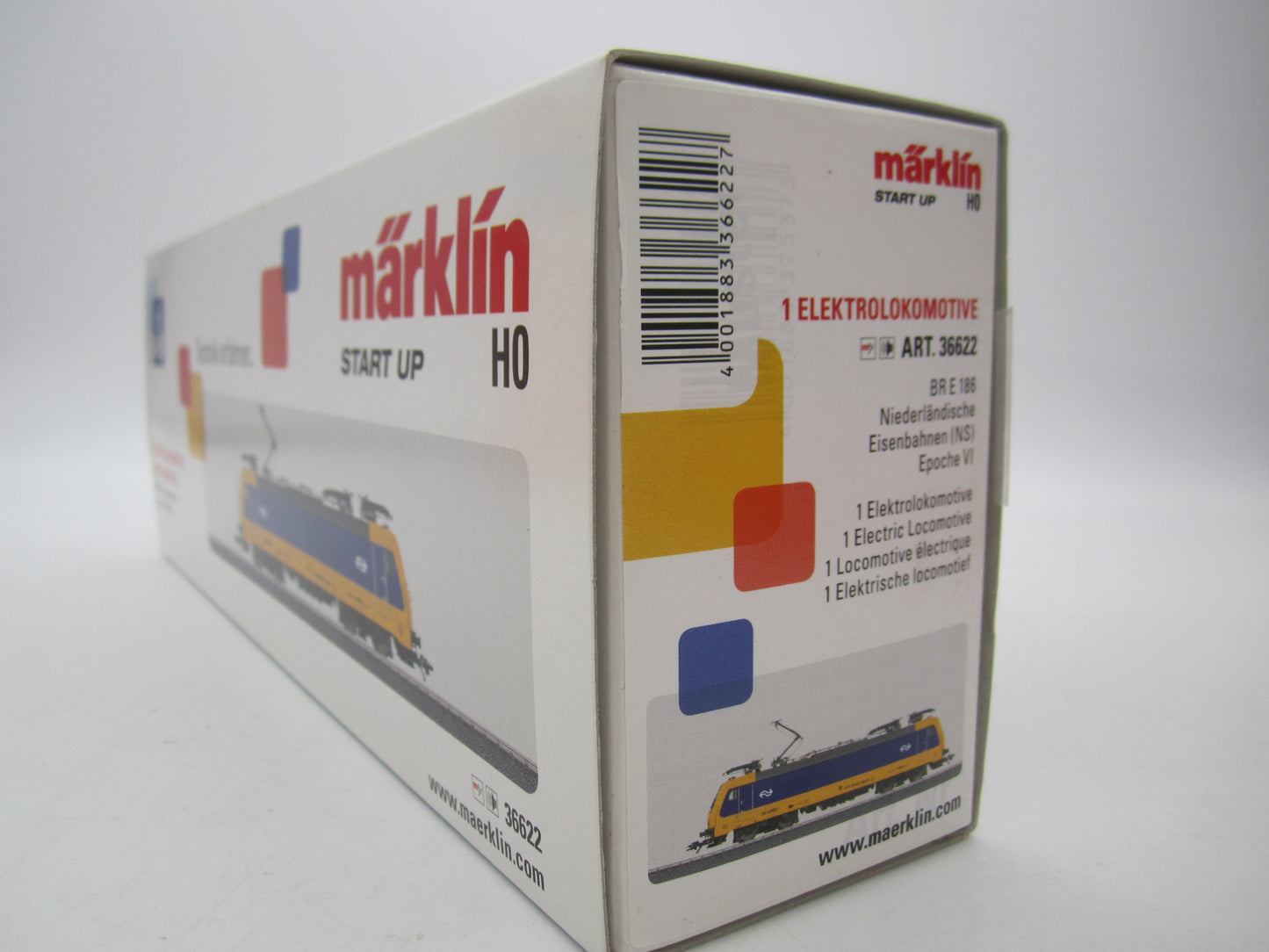 Märklin H0 - 36622 - E-loc, BR E-186 van de NS - Digitaal MFX/Sound