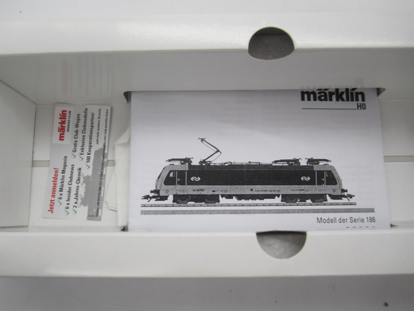 Märklin H0 - 36622 - E-loc, BR E-186 van de NS - Digitaal MFX/Sound