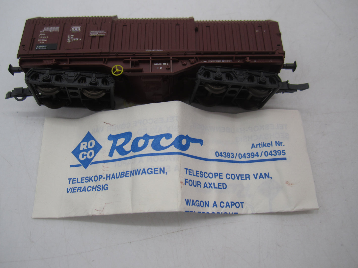 Roco H0 - 4393A - Telescoopwagen van de DB