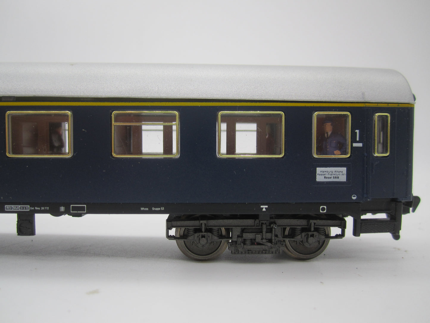 Fleischmann H0 - 5103 - Personenwagen 1e klas van de DB, met verlichting