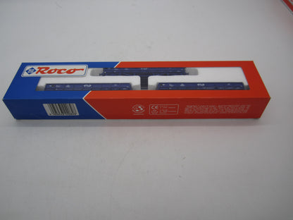 Roco H0 - 44084 - 3-delige set platte wagens van de NS