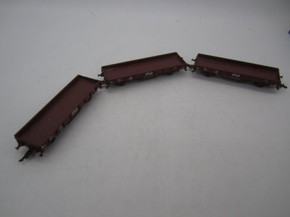 Roco H0 - 44085 - 3-delige set platte wagens van de NS