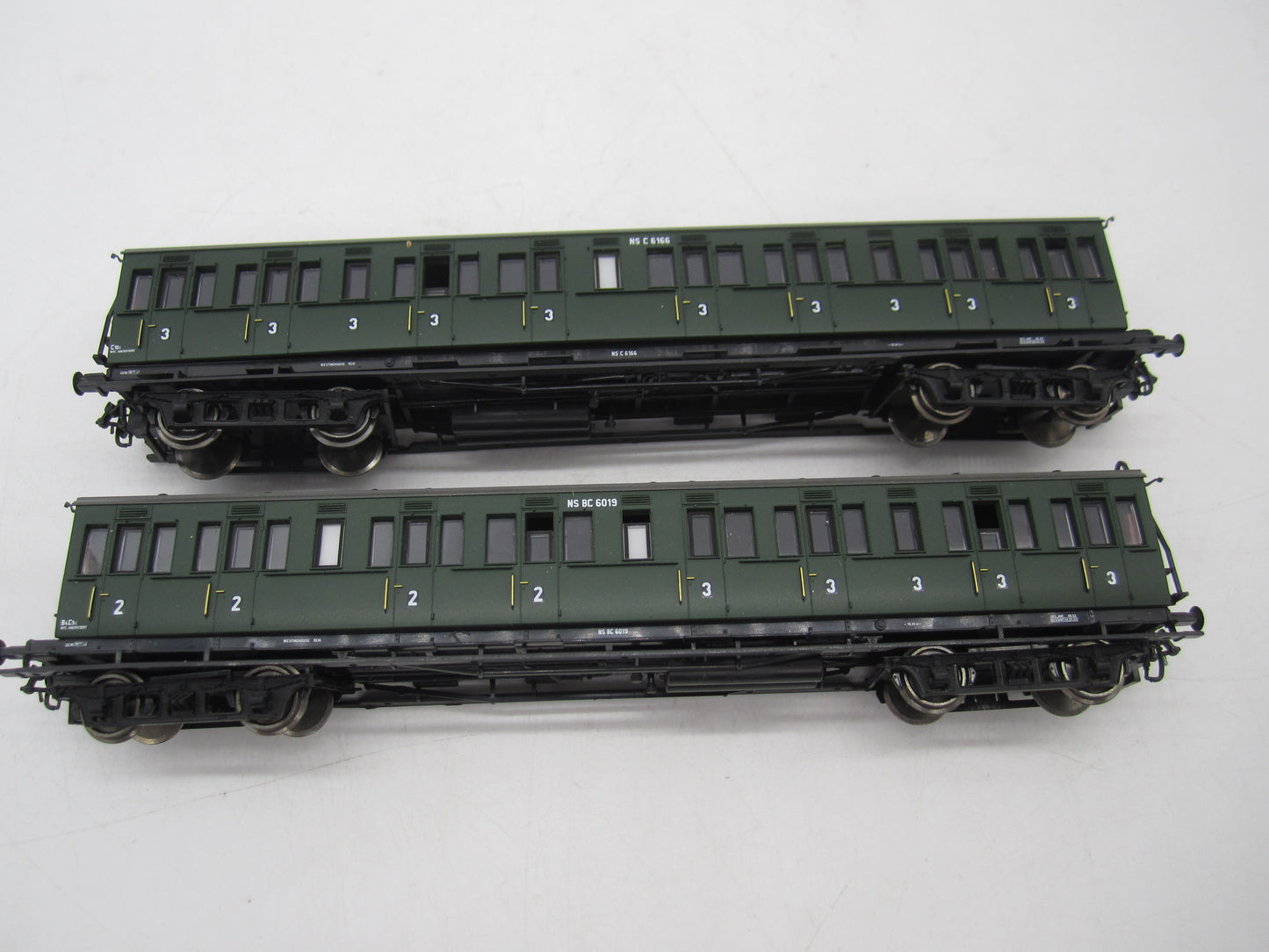 Piko H0 - 58078 - 2-delige set personenwagens 2e/3e klas en 3e klas van de NS