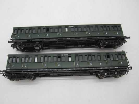 Piko H0 - 58078 - 2-delige set personenwagens 2e/3e klas en 3e klas van de NS