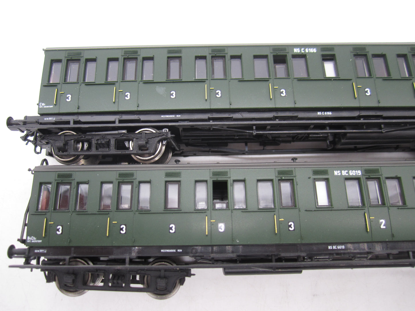 Piko H0 - 58078 - 2-delige set personenwagens 2e/3e klas en 3e klas van de NS