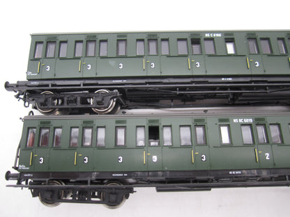 Piko H0 - 58078 - 2-delige set personenwagens 2e/3e klas en 3e klas van de NS