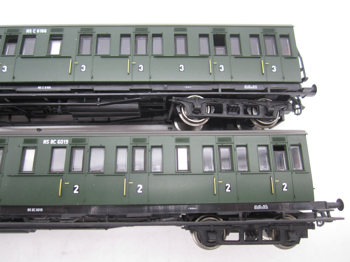 Piko H0 - 58078 - 2-delige set personenwagens 2e/3e klas en 3e klas van de NS