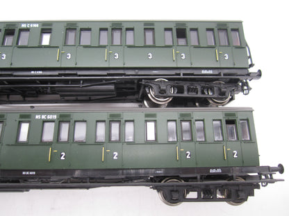 Piko H0 - 58078 - 2-delige set personenwagens 2e/3e klas en 3e klas van de NS