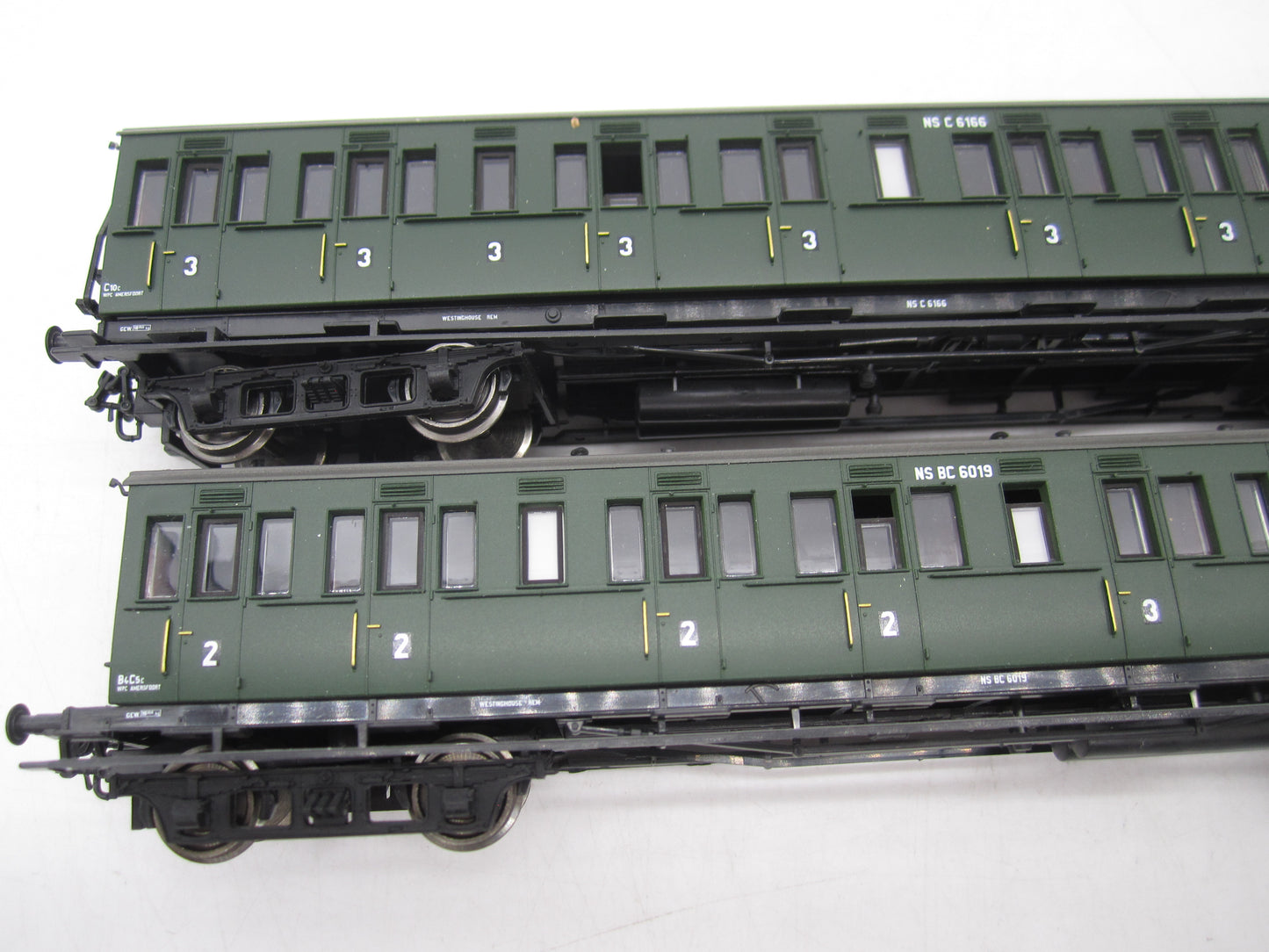 Piko H0 - 58078 - 2-delige set personenwagens 2e/3e klas en 3e klas van de NS