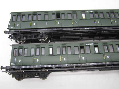 Piko H0 - 58078 - 2-delige set personenwagens 2e/3e klas en 3e klas van de NS