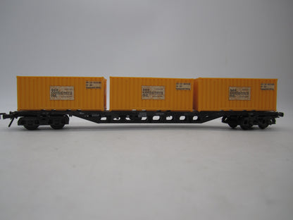 Röwa H0 - 2026 - Containerwagen met 3 containers van de DB