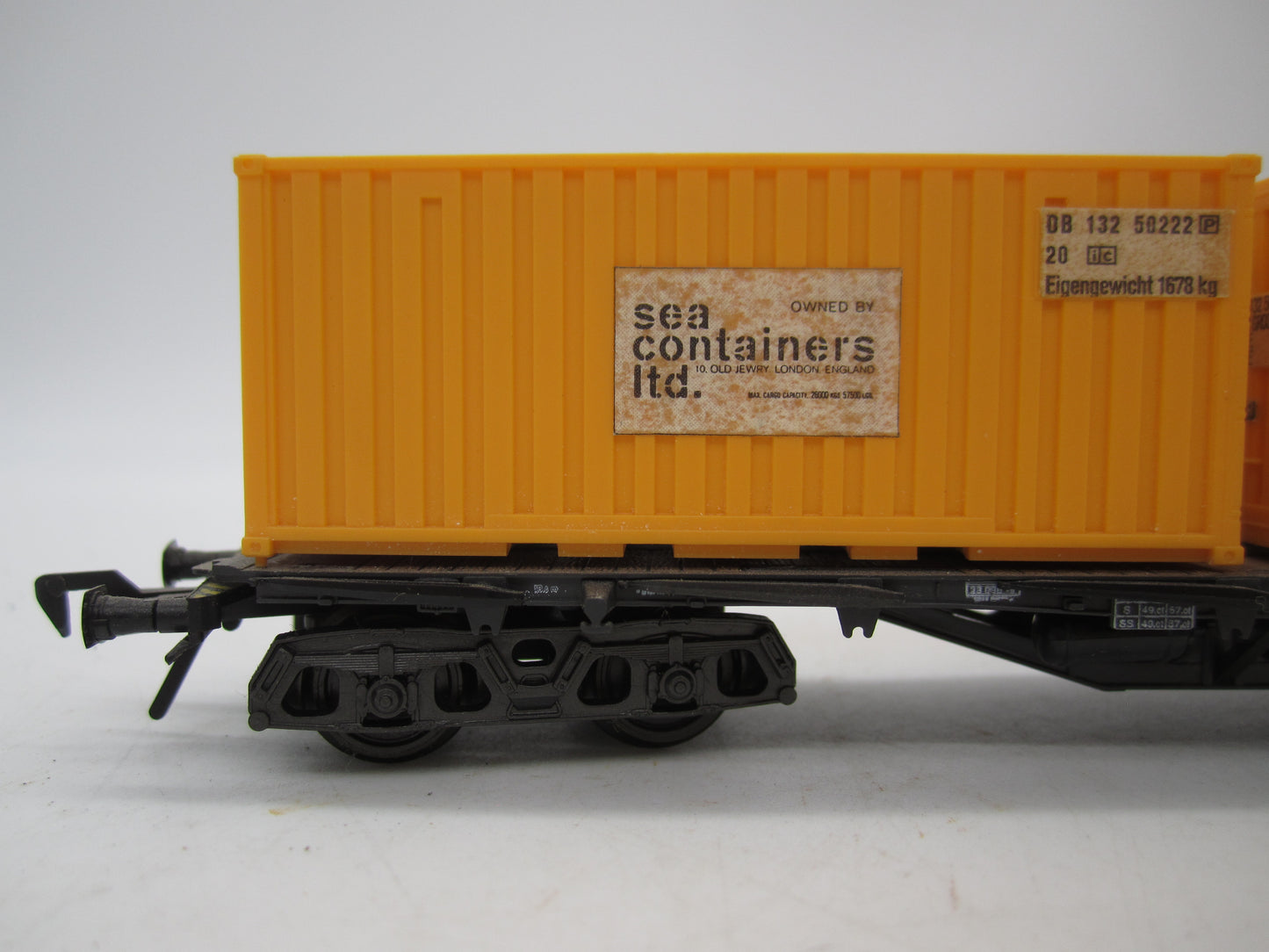 Röwa H0 - 2026 - Containerwagen met 3 containers van de DB