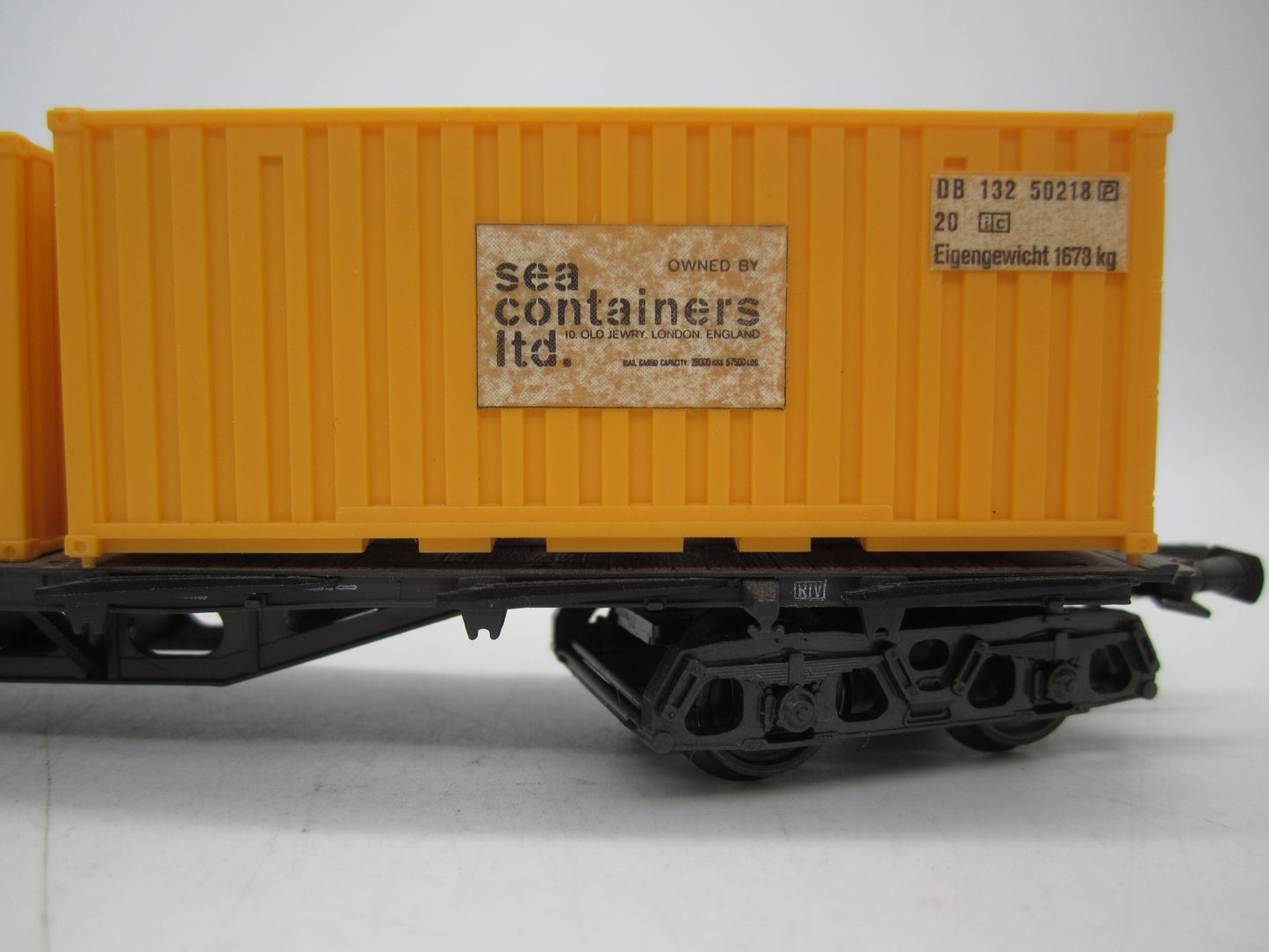 Röwa H0 - 2026 - Containerwagen met 3 containers van de DB
