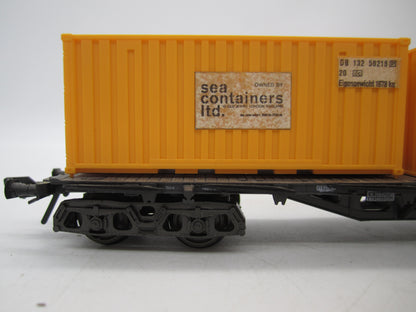 Röwa H0 - 2026 - Containerwagen met 3 containers van de DB