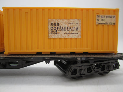 Röwa H0 - 2026 - Containerwagen met 3 containers van de DB