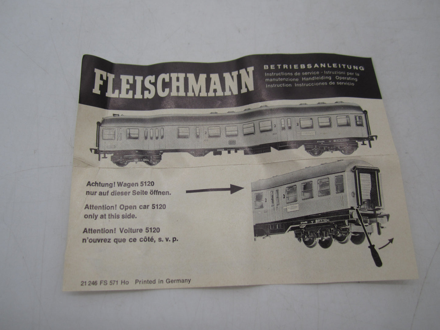 Fleischmann H0 - 5156 - Personenrijtuig "Grolsch" van de NS, met verlichting