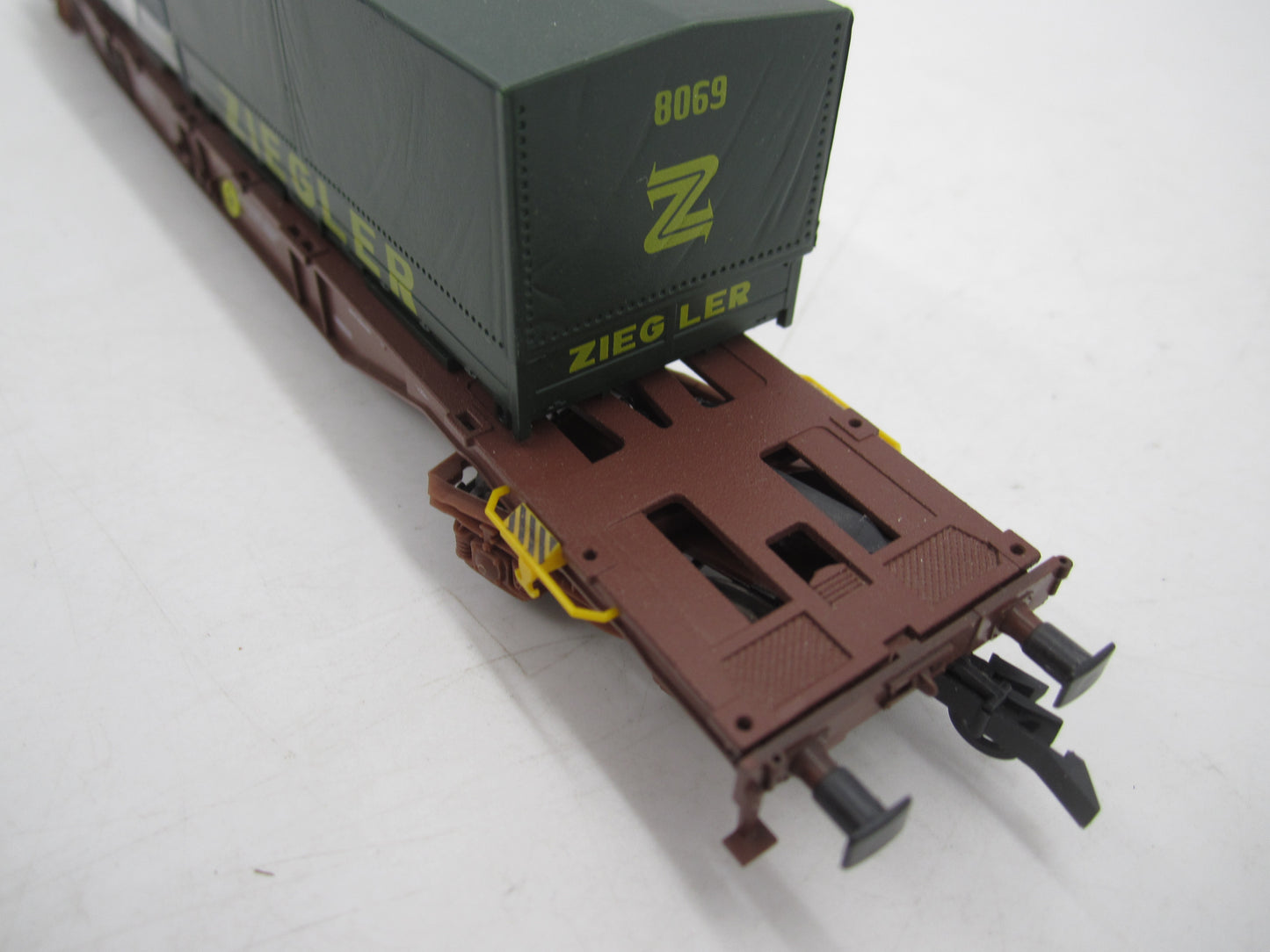 Kleinbahn H0 - 264C - Containerdraagwagen van de NMBS