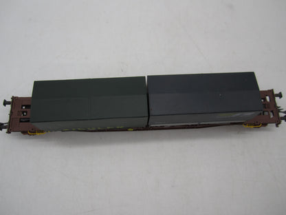 Kleinbahn H0 - 264C - Containerdraagwagen van de NMBS