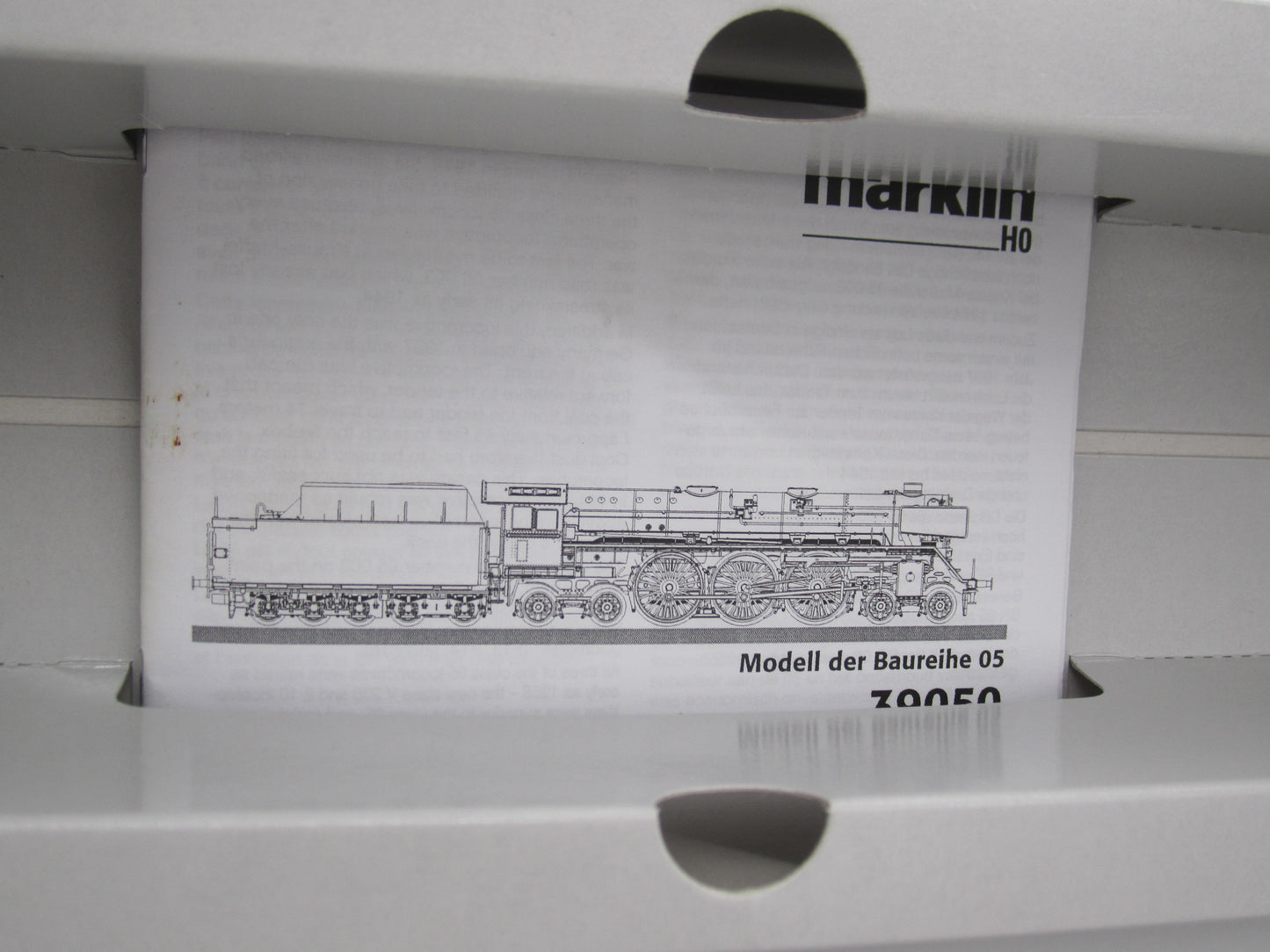 Märklin H0 - 39050 - Stoomloc met tender, BR 05 van de DB - Digitaal/Sound
