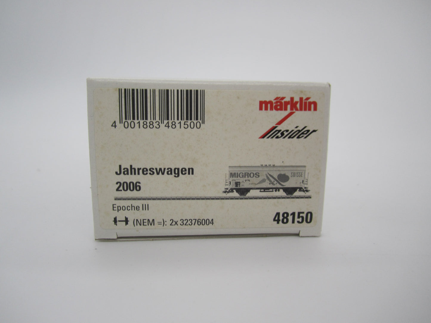 Märklin H0 - 48150 - Gesloten wagen 'Migros' van de DB
