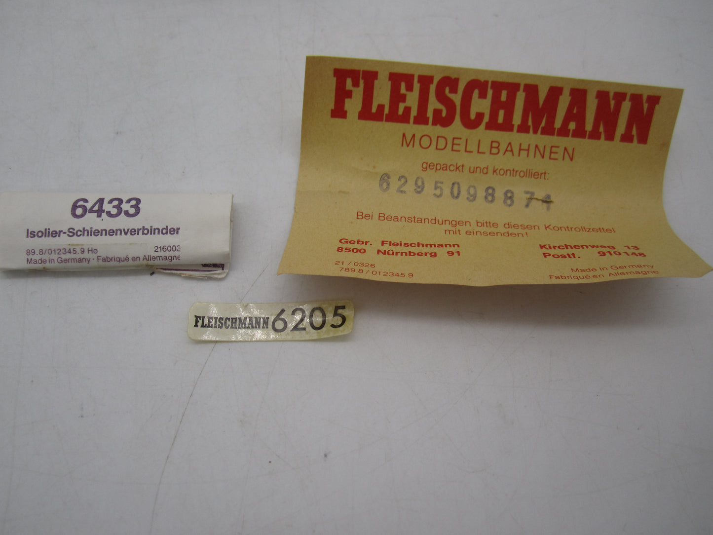 Fleischmann H0 - 6295 - Set met armsein en schakelaar