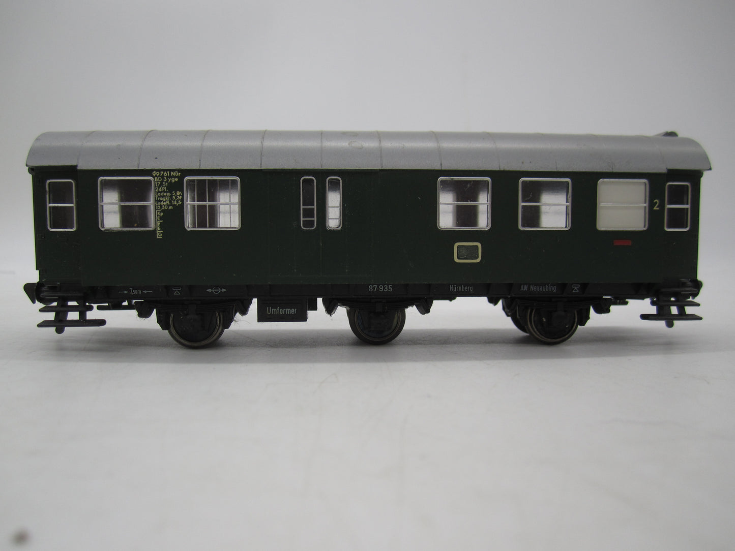 Fleischmann H0 - 5090 - Personenwagen 2e klas en bagagedeel van de DB