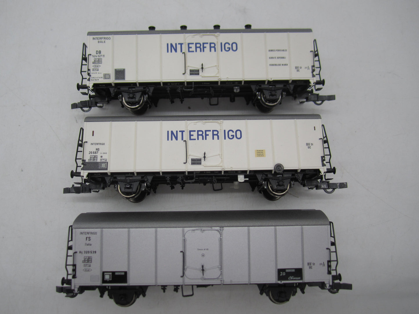 Brawa H0 - 2040 - 3-delige koelwagenset van de DB/FS/NS