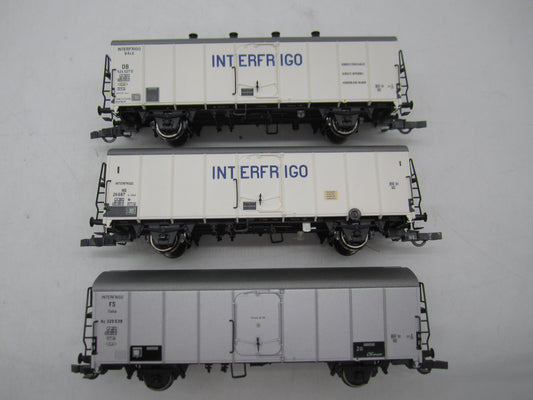 Brawa H0 - 2040 - 3-delige koelwagenset van de DB/FS/NS